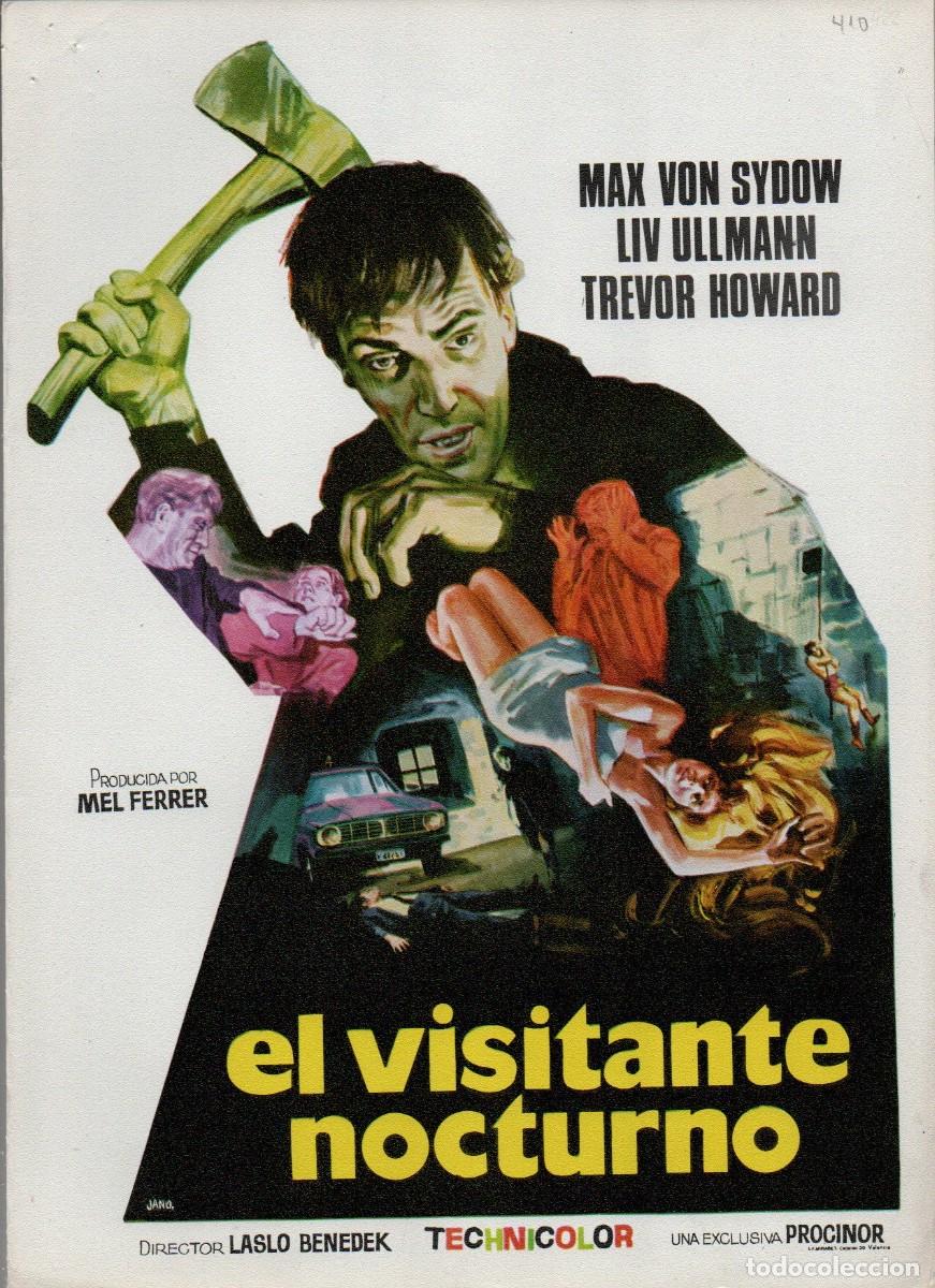 Cinema: GUIA DOBLE, EL VISITANTE NOCTURNO. MAX VON SYDOW, LIV ULLMANN, TREVOR HOWARD. JANO 1972