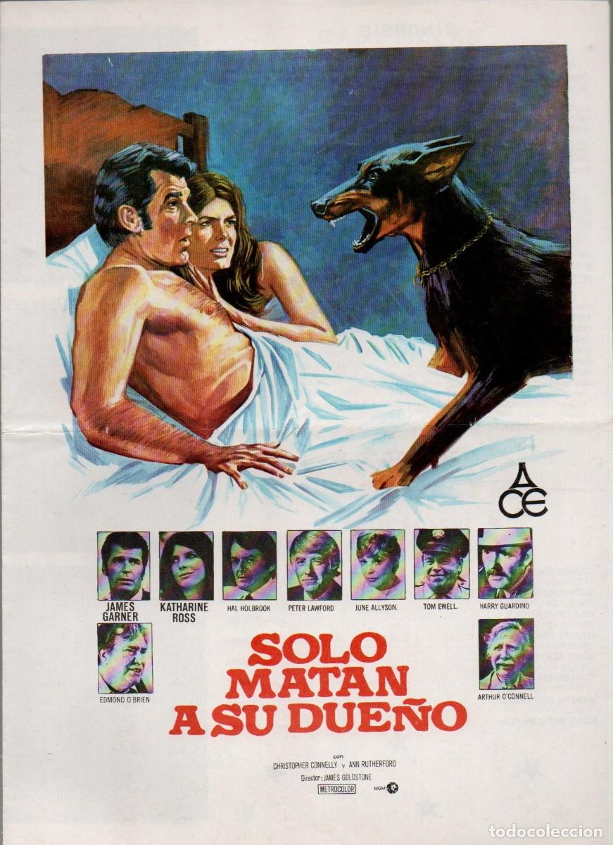 Cine: GUIA DOBLE, SOLO MATAN A SU DUE&Ntilde;O. JAMES GARNER, KATHARINE ROSS, PETER LAWFORD..., JANO 1974
