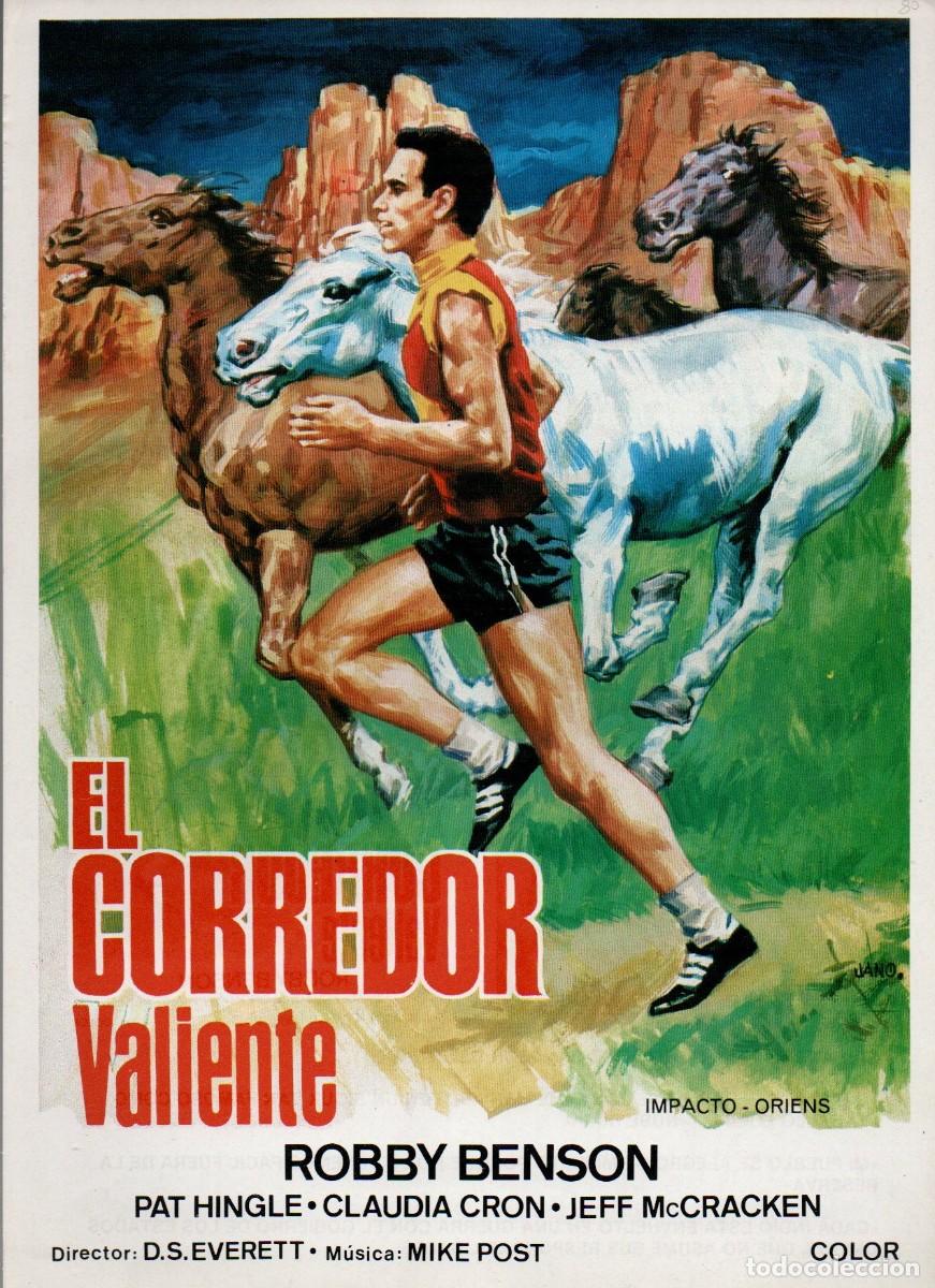 Kino: GUIA SENCILLA, EL CORREDOR VALIENTE. ROBBY BENSON, PAT HINGLE, CLAUDIA CRON... JANO
