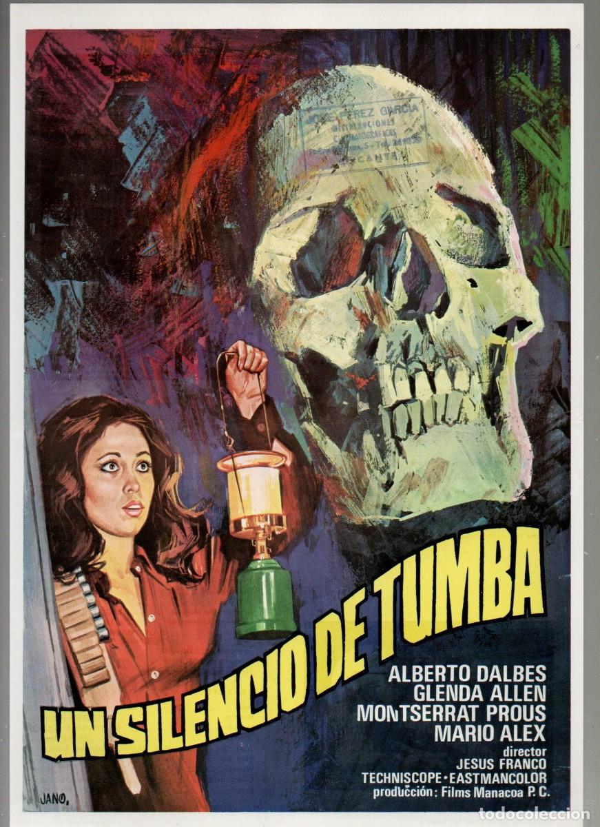 Kino: GUIA SENCILLA, UN SILENCIO DE TUMBA. ALBERTO DALBES, GLENDA ALLEN, MONTSERRAT PROUS... JANO 1975