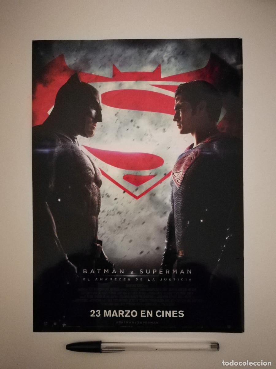 Cine: ANUNCIO ACARTONADO -A4- Batman v. Superman: El amanecer de la Justicia