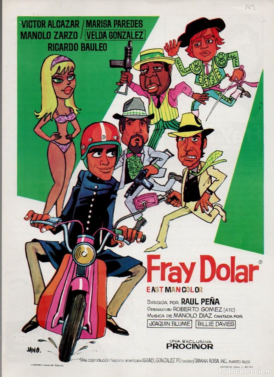 Cinema: GUIA SENCILLA, FRAY DOLAR. VICTOR ALCAZAR, MARISA PAREDES, MANOLO ZARZO..., JANO 1972