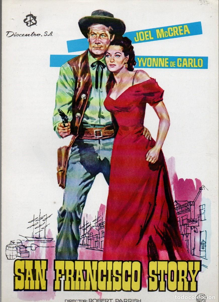 Cinema: GUIA DOBLE, SAN FRANCISCO STORY. JOEL McCREA, YVONNE DE CARLO. JANO 1963