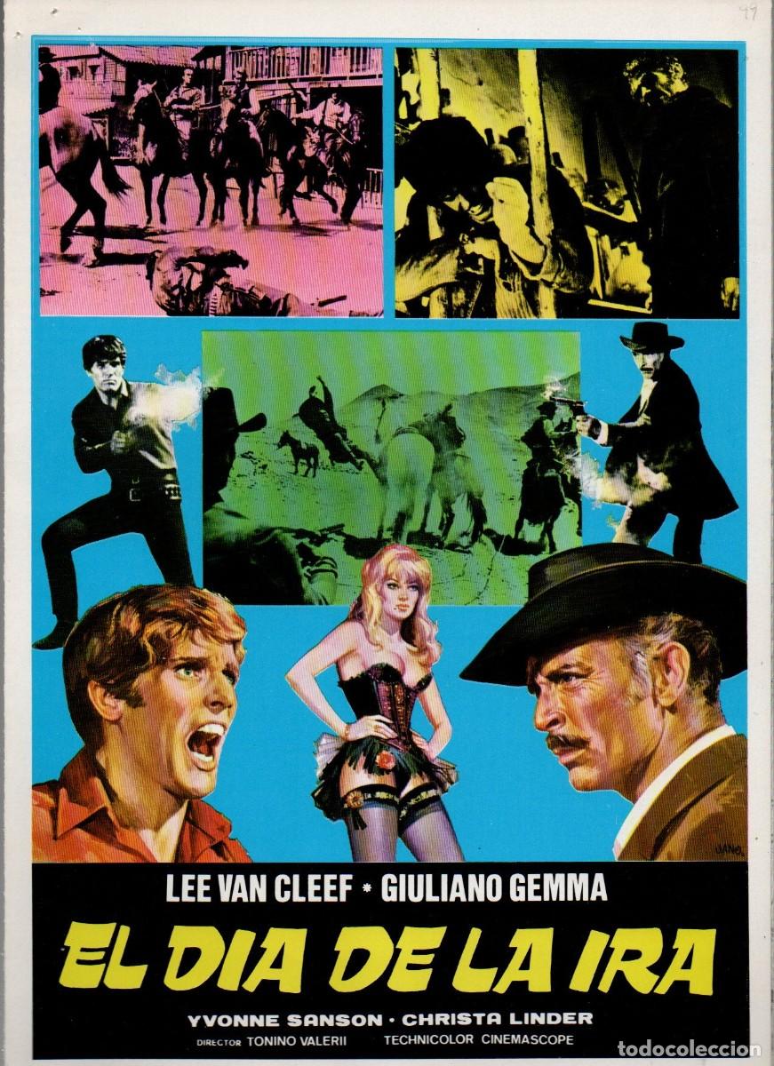 Cinema: GUIA DOBLE, EL DIA DE LA IRA. LEE VAN CLEFF, GIULIANO GEMMA, YVONNE SANSAN, CHRISTA LINDER JANO 1977