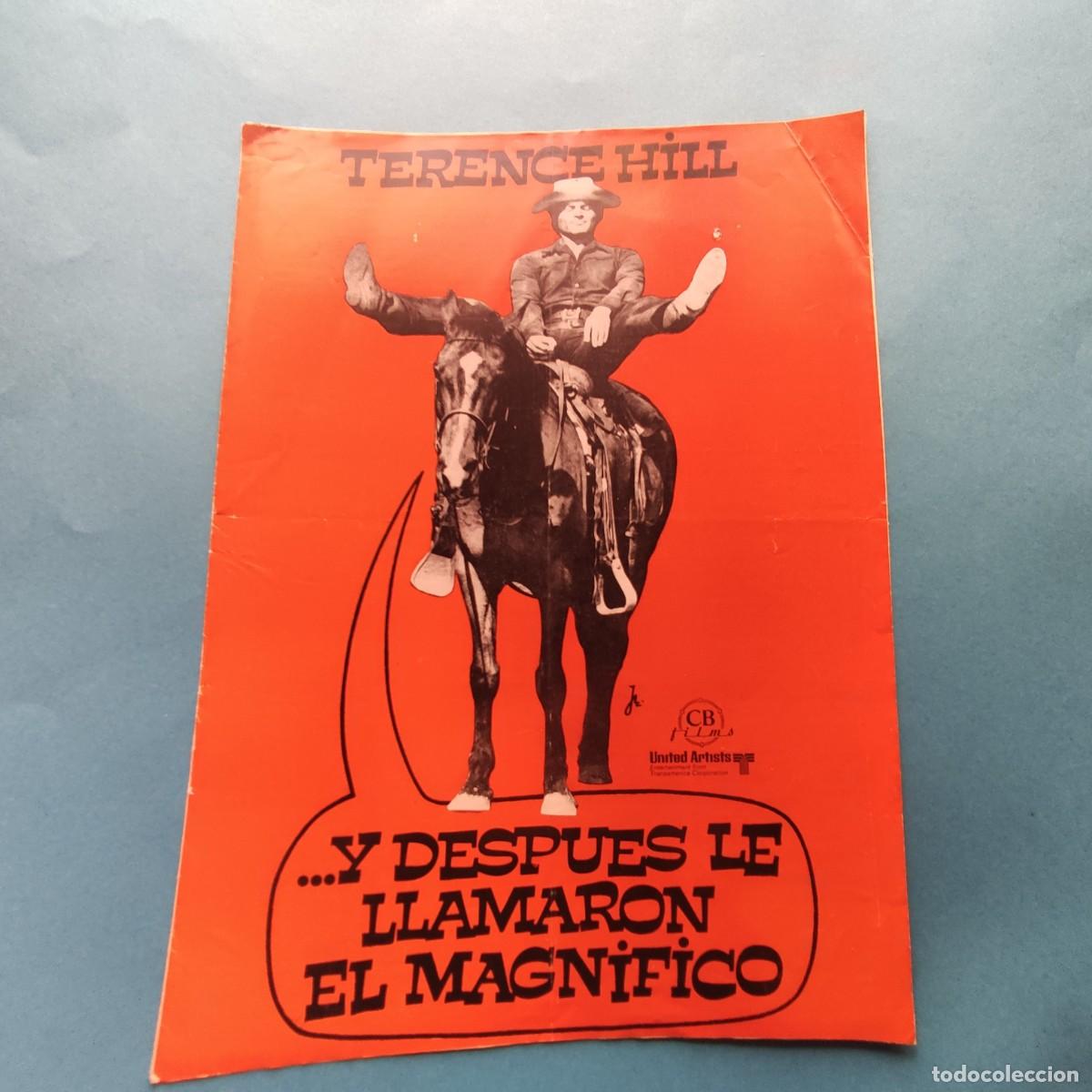 Cine: GUIA . Y DESPUES LE LLAMARON MAGNIFICO * TERENCE HILL ** 6 PAGINAS ** L10