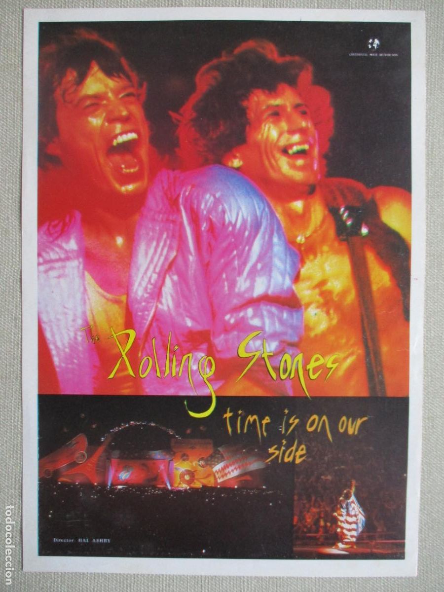 Cine: THE ROLLING STONES. (TIME IS ON OUR SIDE). GUIA ORIGINAL ESTRENO. PEDIDO MINIMO EN GUIAS 10 EUROS.