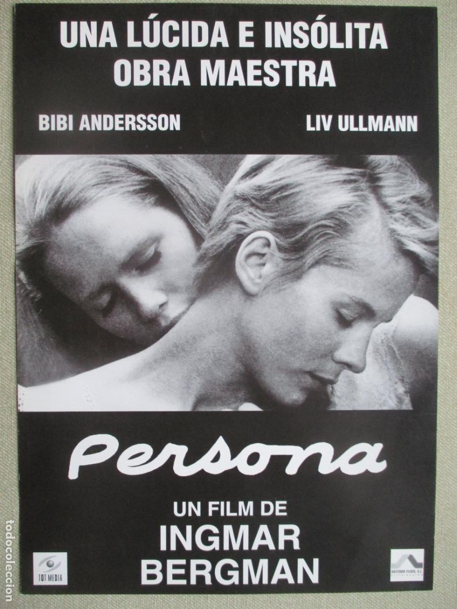 Cine: PERSONA. GUIA ORIGINAL ESTRENO. PEDIDO MINIMO EN GUIAS 10 EUROS.