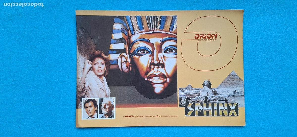 Cinema: GUIA PUBLICITARIA EN INGL&Eacute;S: SPHINX. La esfinge. Lesley, Anne Down. 8 p&aacute;ginas.