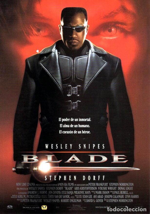 Cine: BLADE GU&Iacute;A ORIGINAL SIMPLE CON FOTOS DE SU ESTRENO EN ESPA&Ntilde;A