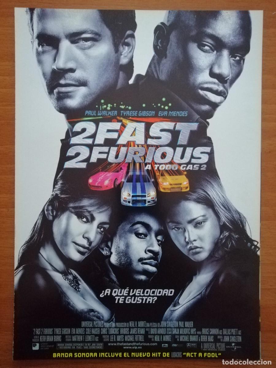 Cin&eacute;ma: G194 A TODO GAS 2 (2 FAST, 2 FOURIUS)-DOBLE