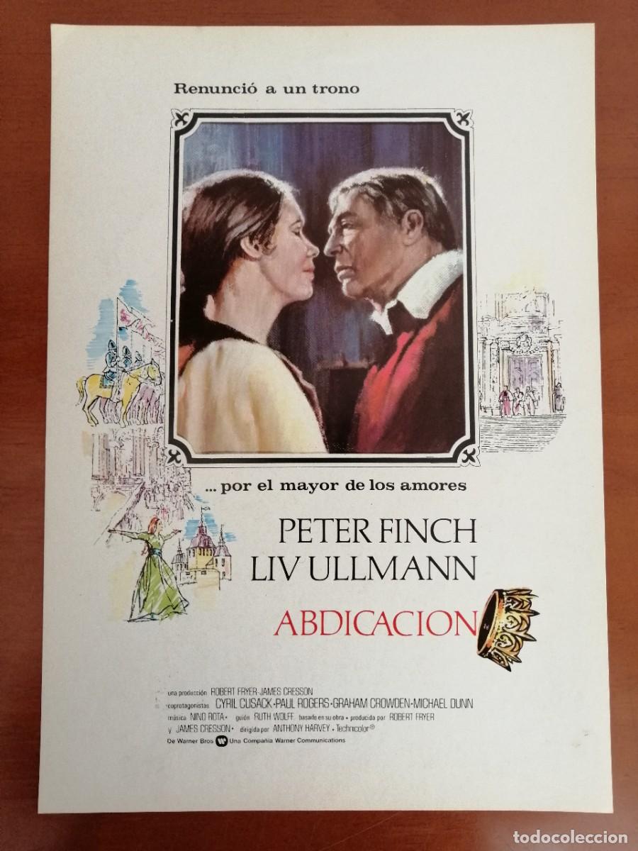 Cin&eacute;ma: G206 ABDICACION-SENCILLO