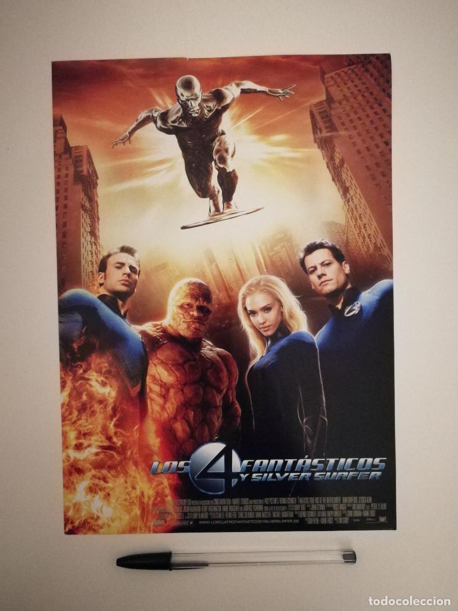 Cine: LAMINA ORIGINAL -A4- LOS 4 FANTASTICOS Y SILVER SURFER - MARVEL - SUPERHEROES - CHRIS EVANS