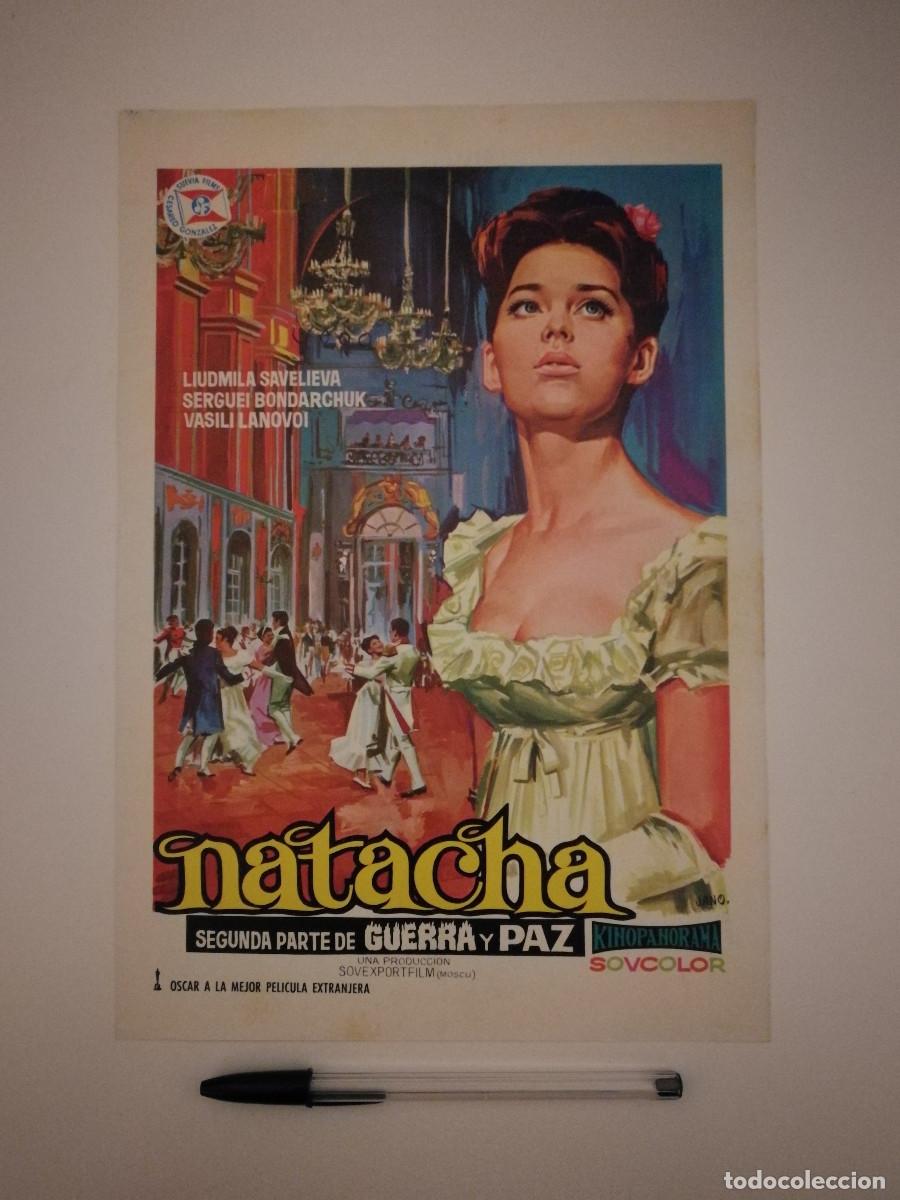 Cine: ANTIGUA FICHA -A4- NATACHA & LA BATALLA DE BORODINO -CINE HISTORICO -3 PARTE GUERRA Y PAZ - RUSO