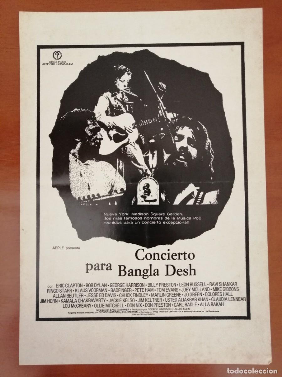 Cine: G1763 CONCIERTO PARA BANGLA DESH-SENCILLO