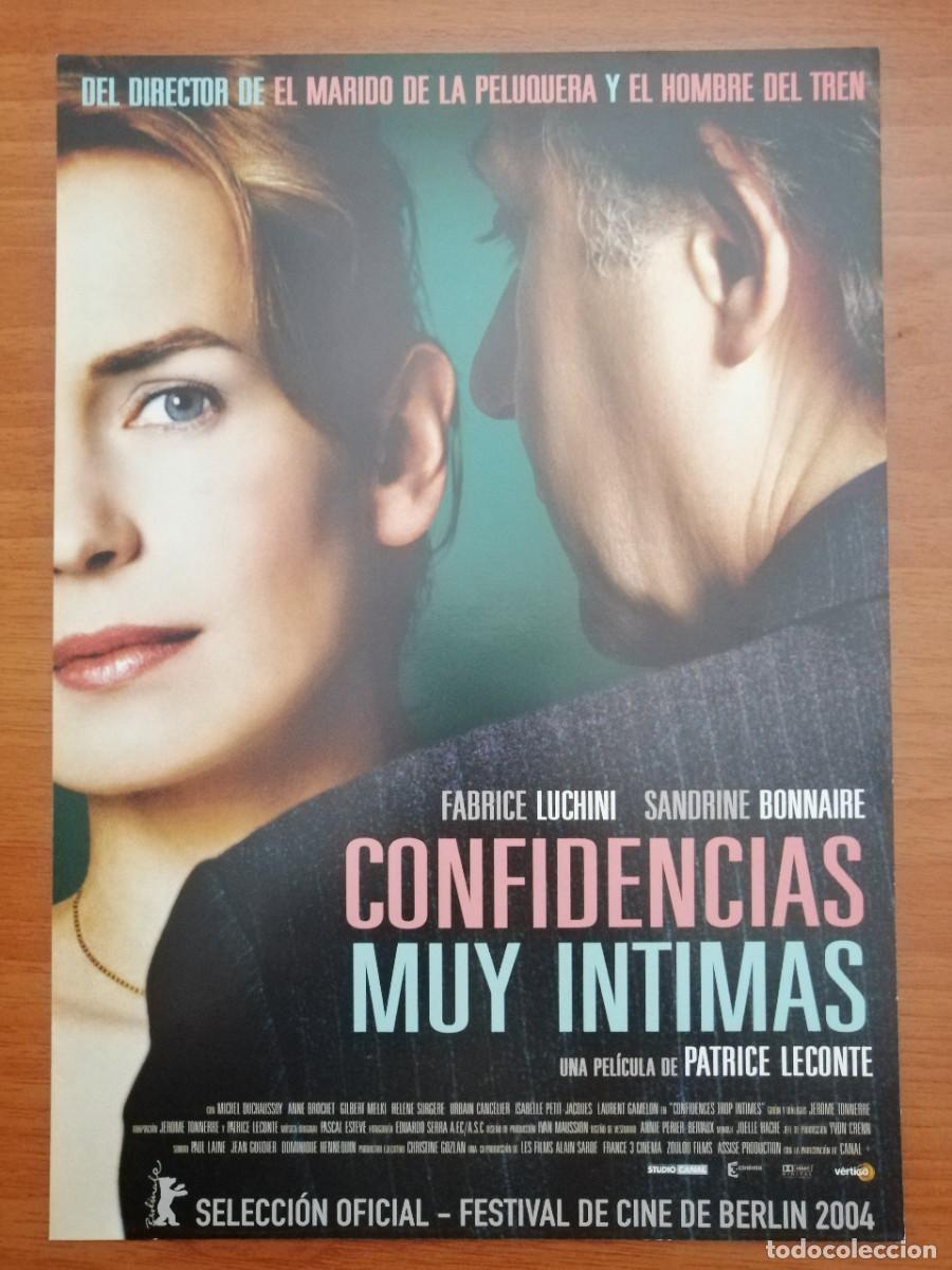 Cine: G1792 CONFIDENCIAS MUY INTIMAS-SENCILLO