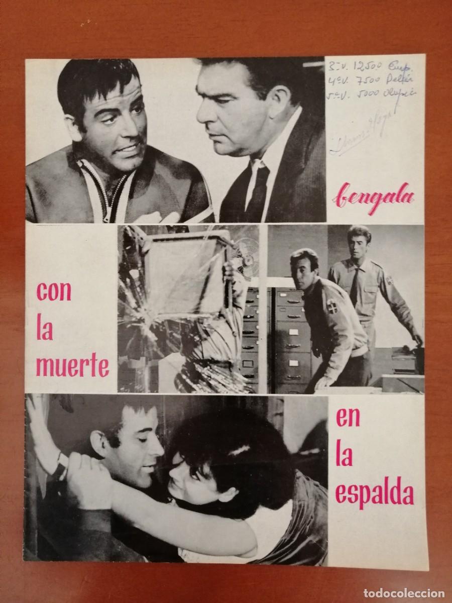 Cine: G1743 CON LA MUERTE EN LA ESPALDA-LIBRO 8 PAGINAS