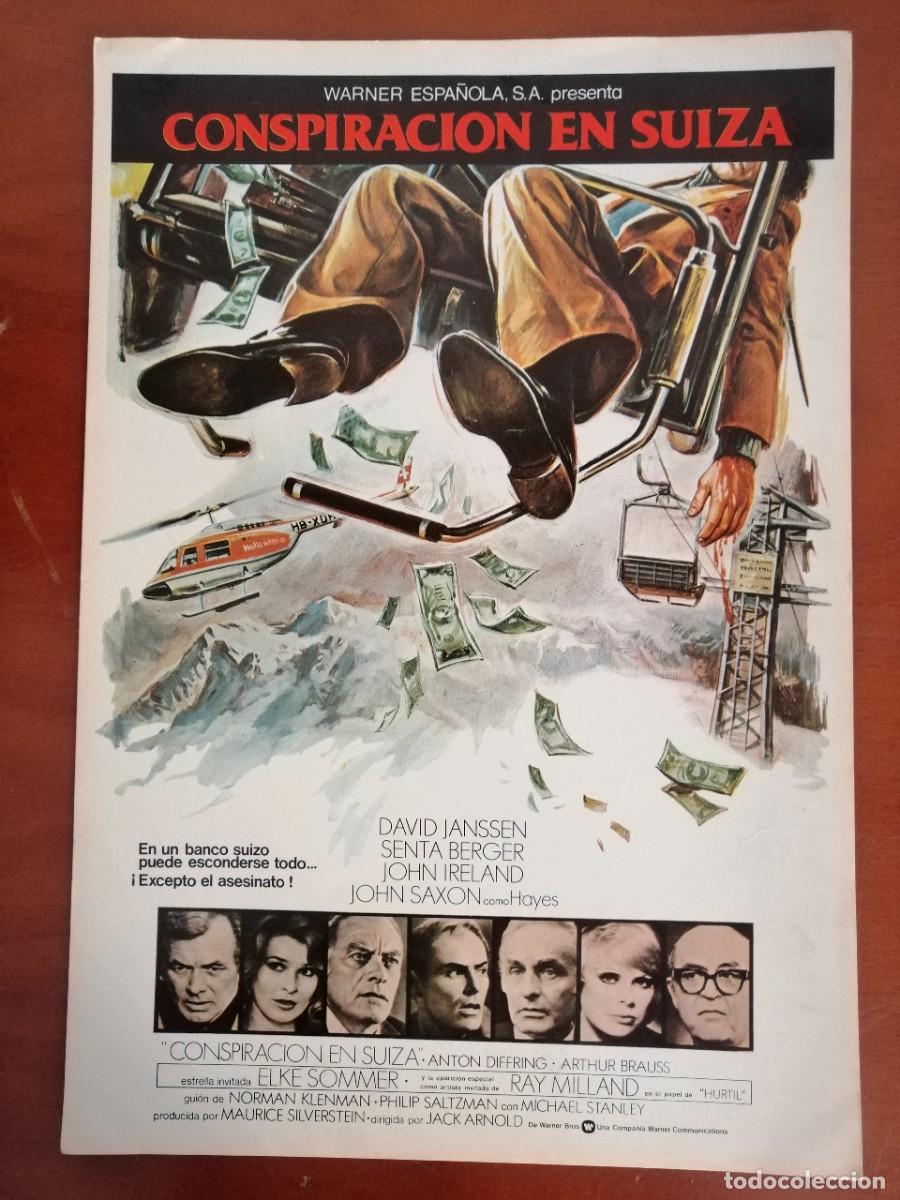 Cinema: G1813 CONSPIRACION EN SUIZA-SENCILLO