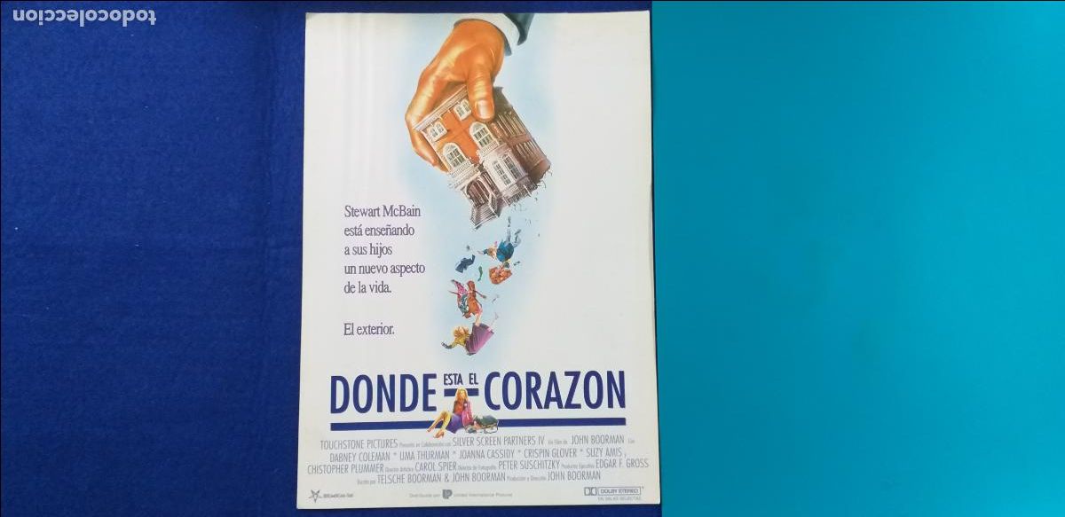 Cinema: Guia simple: Donde est&aacute; el coraz&oacute;n. Dirigida por John Boorman. A&ntilde;o 1990.