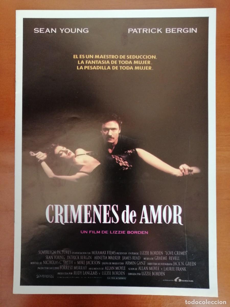 Cin&eacute;ma: G1932 CRIMENES DE AMOR-LIBRO 8 PAGINAS