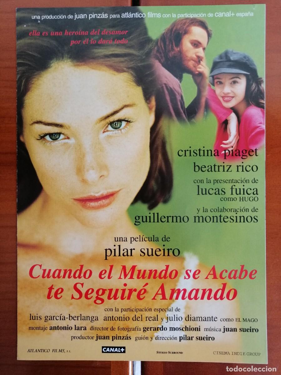 Cinema: G1974 CUANDO EL MUNDO SE ACABE TE SEGUIRE AMANDO-DOBLE