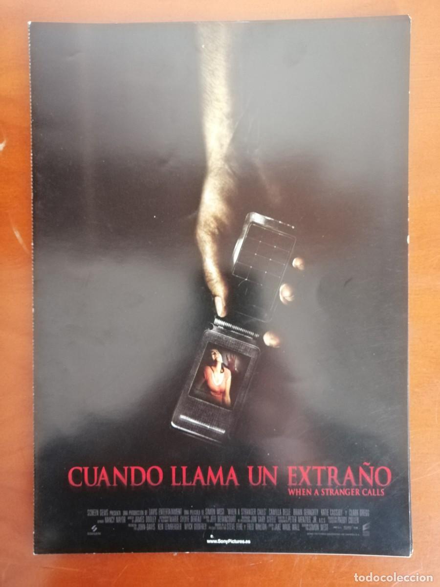 Cinema: G1984 CUANDO LLAMA UN EXTRA&Ntilde;O-DOBLE