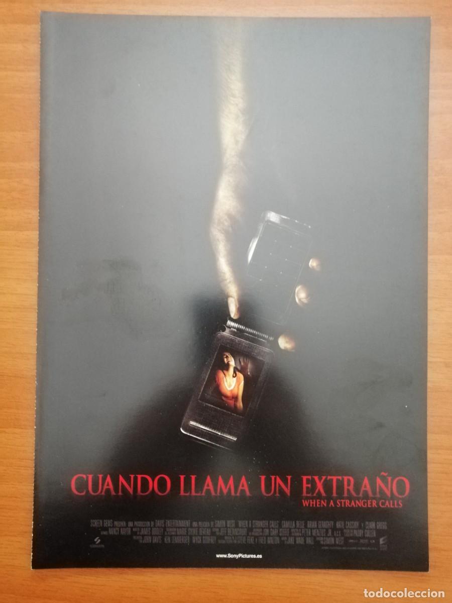 Cinema: G1987 CUANDO LLAMA UN EXTRA&Ntilde;O-DOBLE