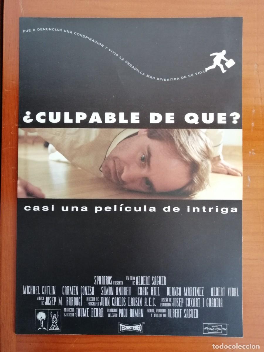Cinema: G2053 &iquest;CULPABLE DE QUE?-DOBLE