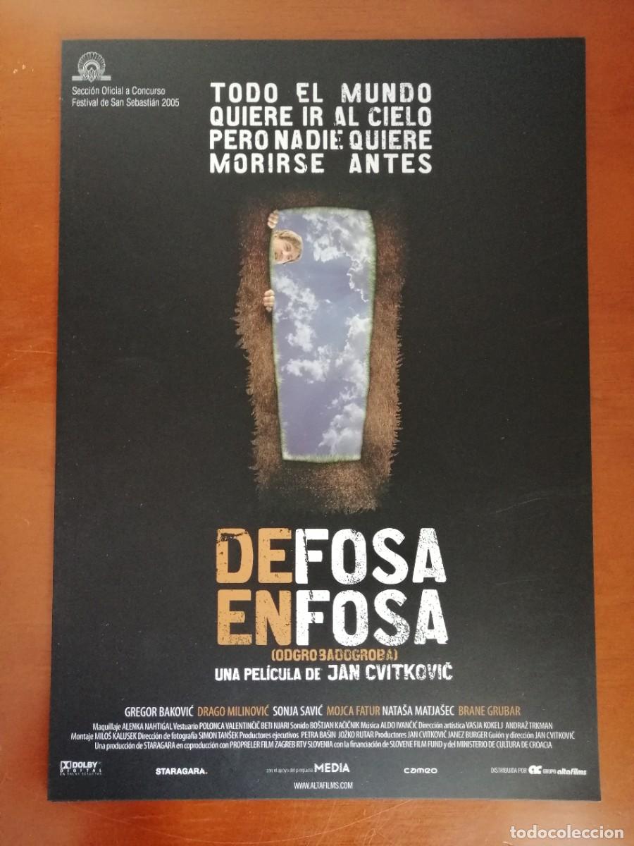 Cinema: G2138 DE FOSA EN FOSA (ODGROBADDGROBA)-SENCILLO