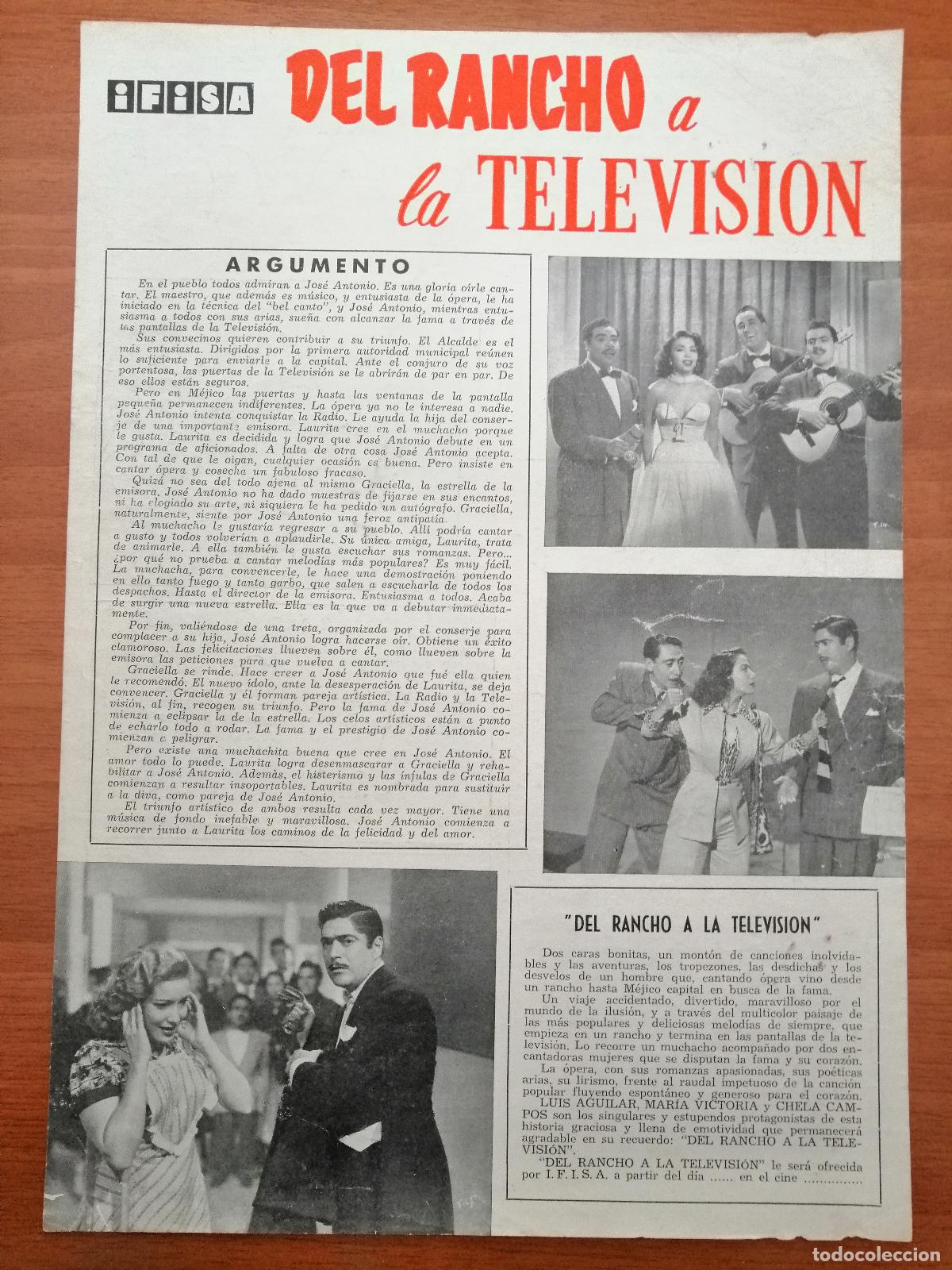 Cinema: G2190 DEL RANCHO A LA TELEVISION-SENCILLO