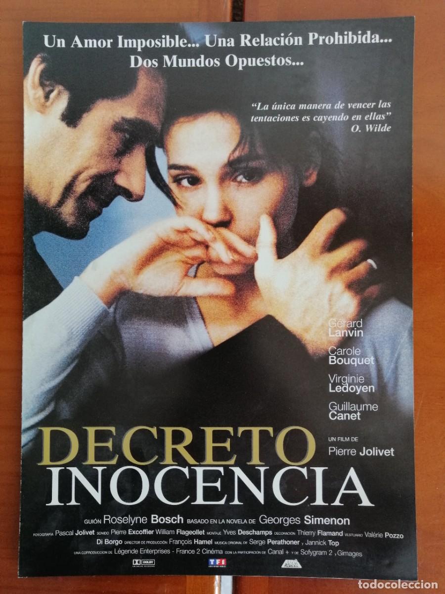 Cinema: G2176 DECRETO INOCENCIA-DOBLE