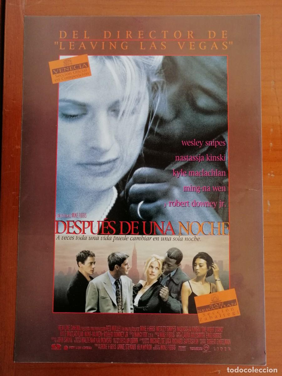 Cin&eacute;ma: G2281 DESPUES DE UNA NOCHE-SENCILLO
