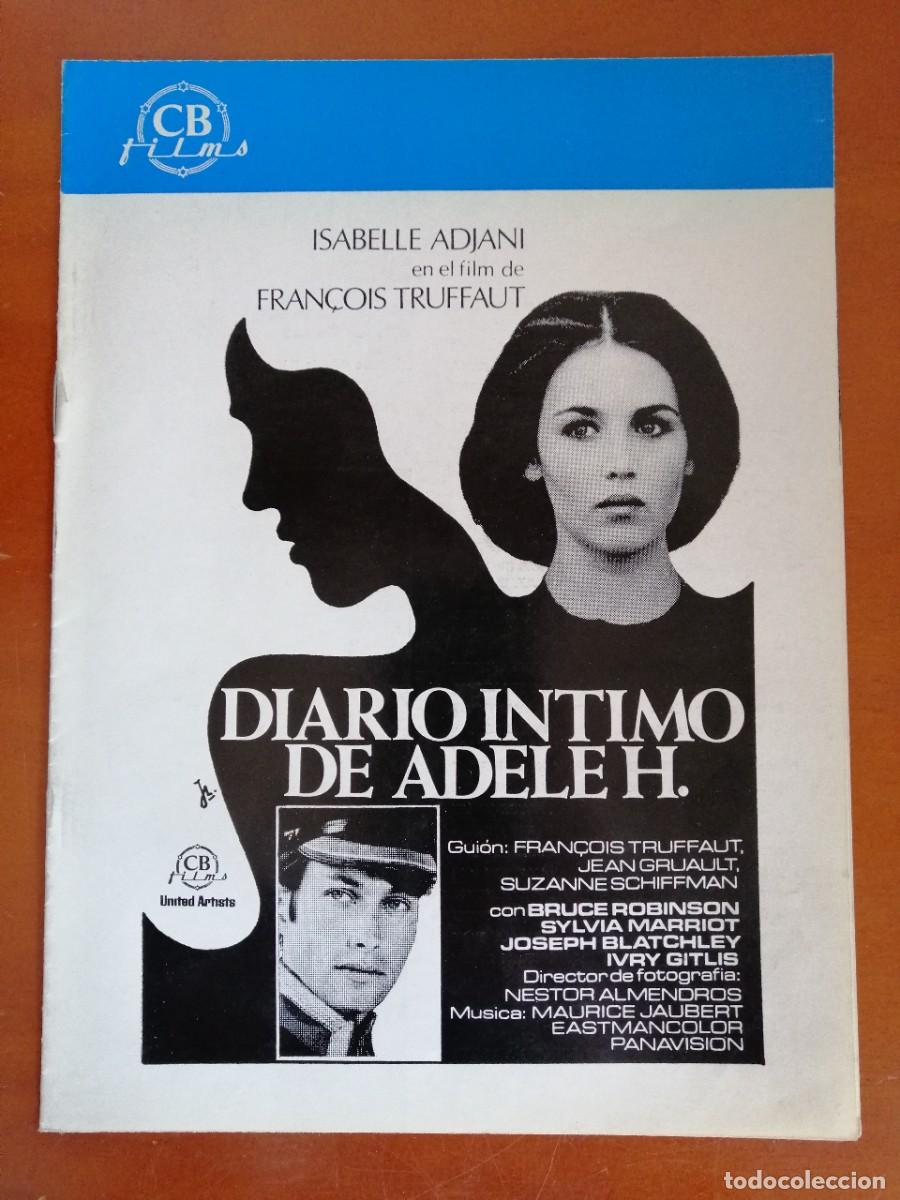 Cin&eacute;ma: G2323 DIARIO INTIMO DE ADELE H.-LIBRO 8 PAGINAS