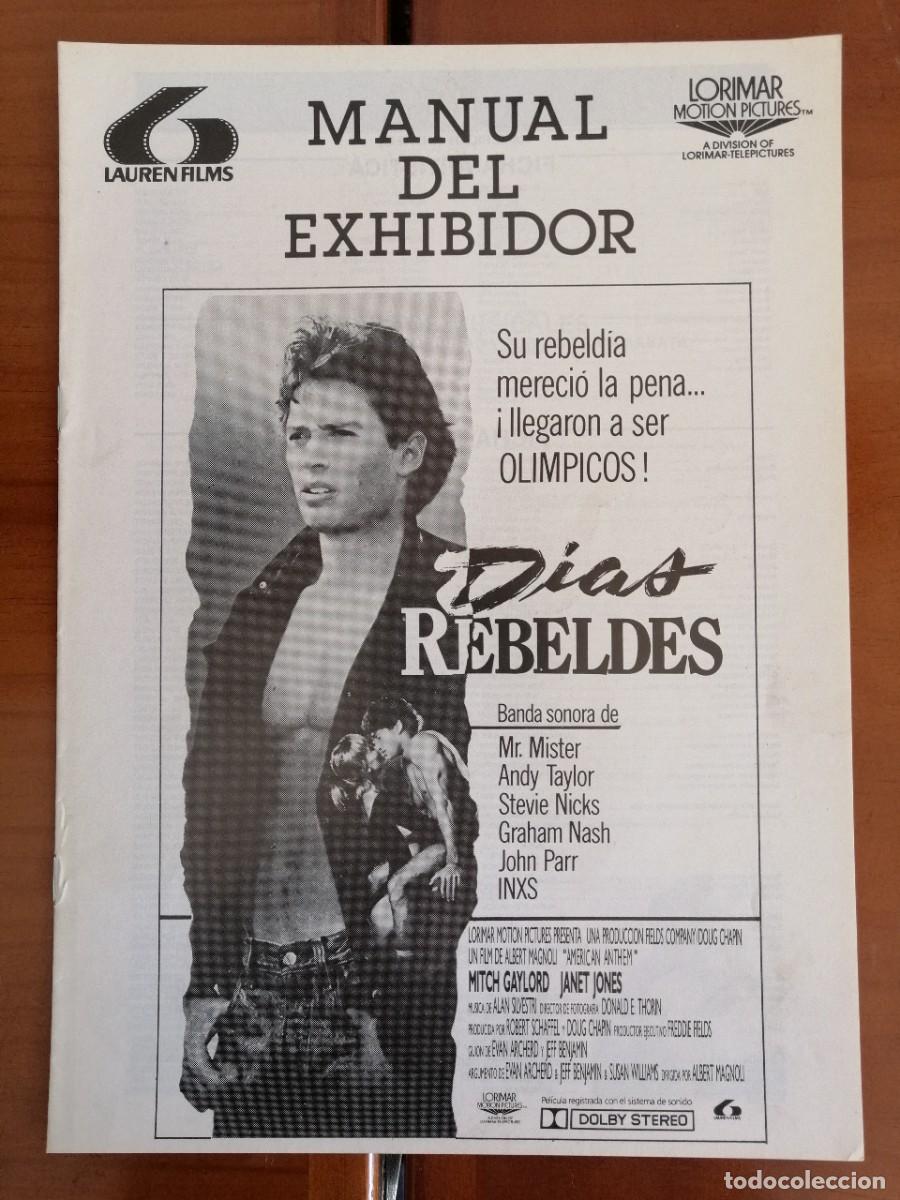 Cine: G2334 DIAS REBELDES-LIBRO 8 PAGINAS