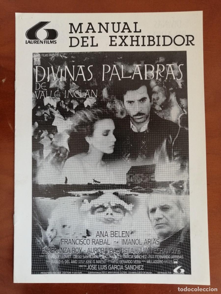 Cine: G2384 DIVINAS PALABRAS-LIBRO 8 PAGINAS