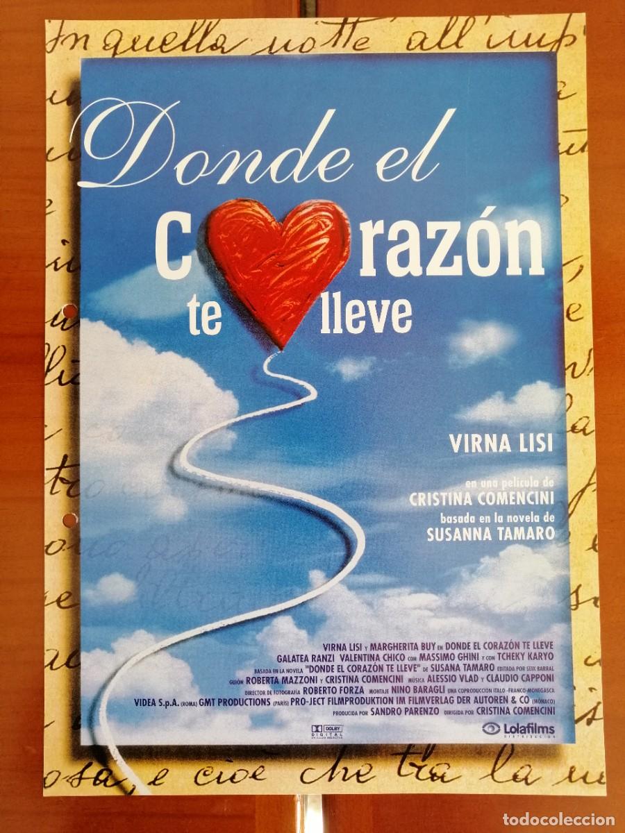 Cinema: G2429 DONDE EL CORAZON TE LLEVE-SENCILLO