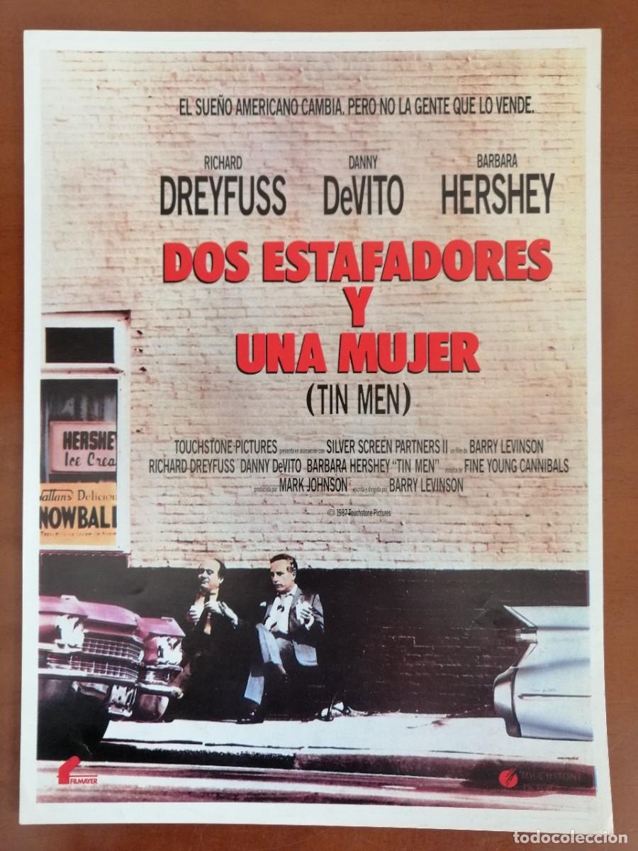 Cine: G2470 DOS ESTAFADORES Y UNA MUJER (TIN MEN)-SENCILLO