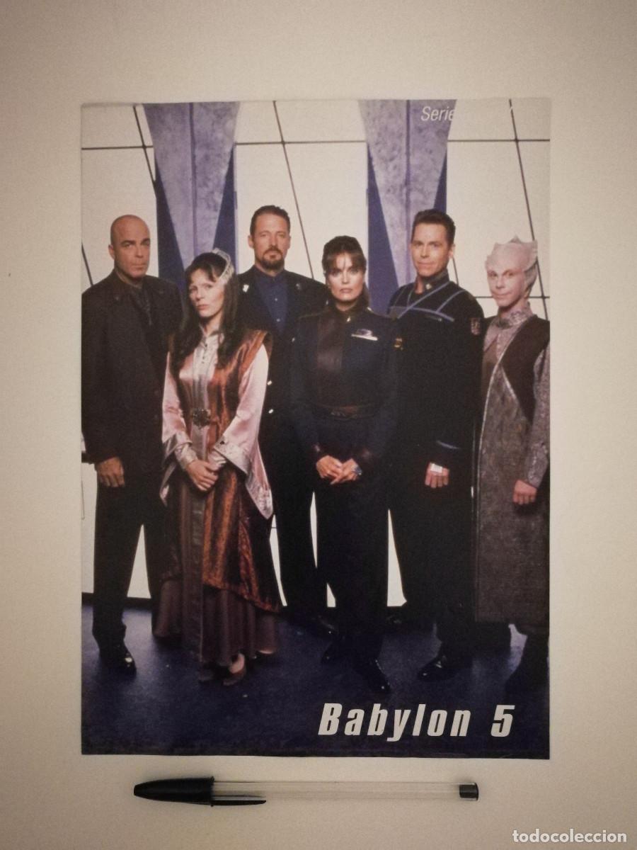 Cine: FICHA COLECCIONABLE -A4- BABYLON 5 -SERIE TV - CIENCIA FICCION