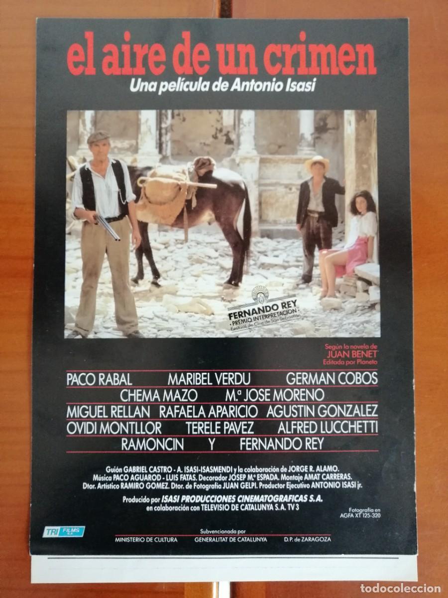 Cin&eacute;ma: G2602 EL AIRE DE UN CRIMEN-SENCILLO