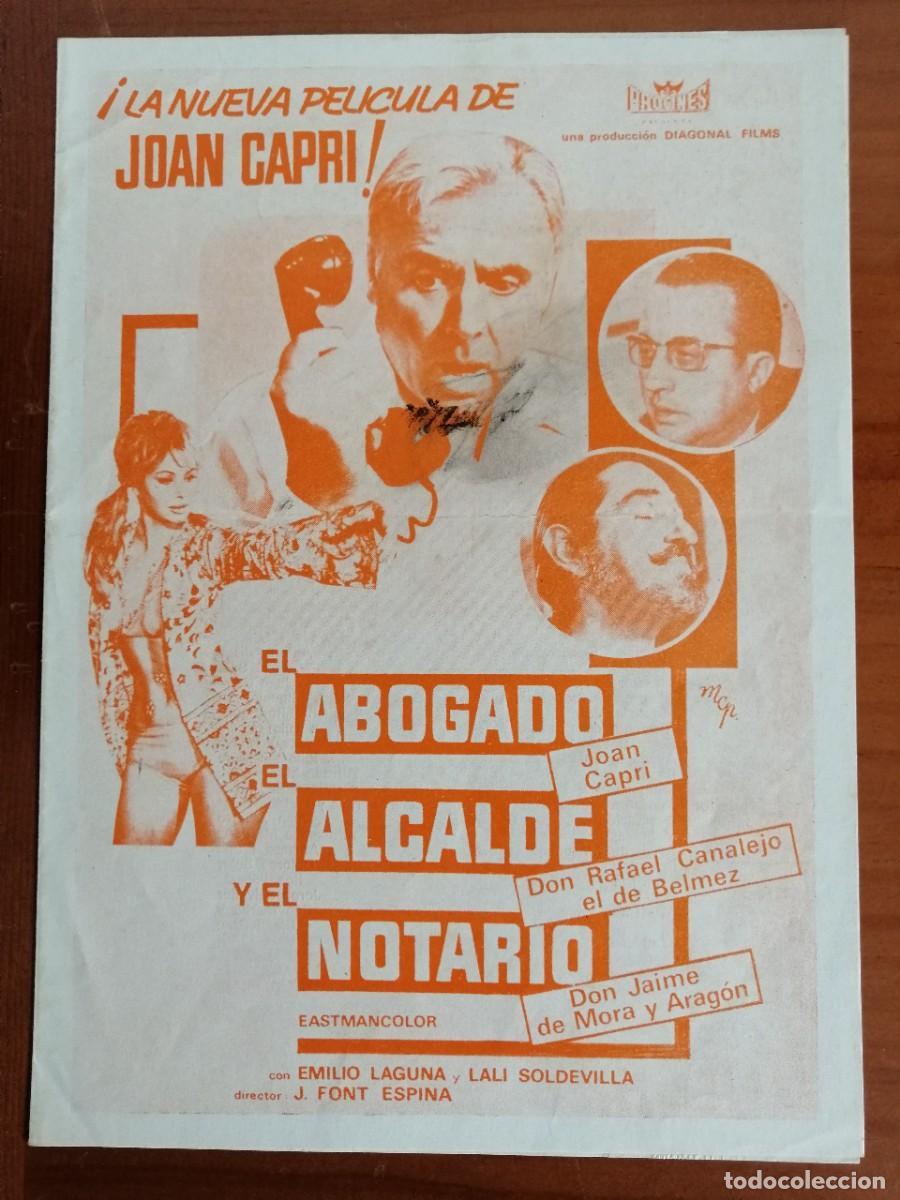 Cinema: G2591 EL ABOGADO, EL ALCALDE Y EL NOTARIO-DOBLE