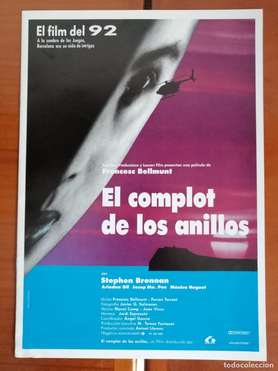Cine: G2870 EL COMPLOT DE LOS ANILLOS-LIBRO 8 PAGINAS