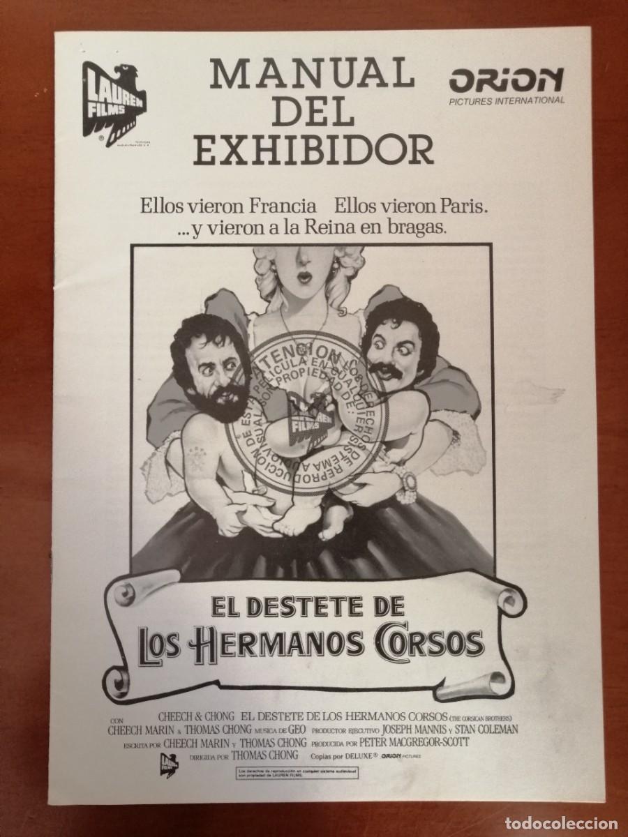Cinema: G2943 EL DESTETE DE LOS HERMANOS CORSOS-LIBRO 8 PAGINAS