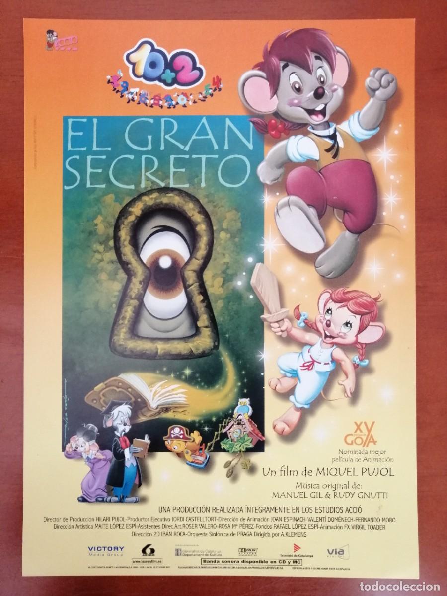 Cinema: G3168 EL GRAN SECRETO-SENCILLO-DIBUJOS ANIMADOS