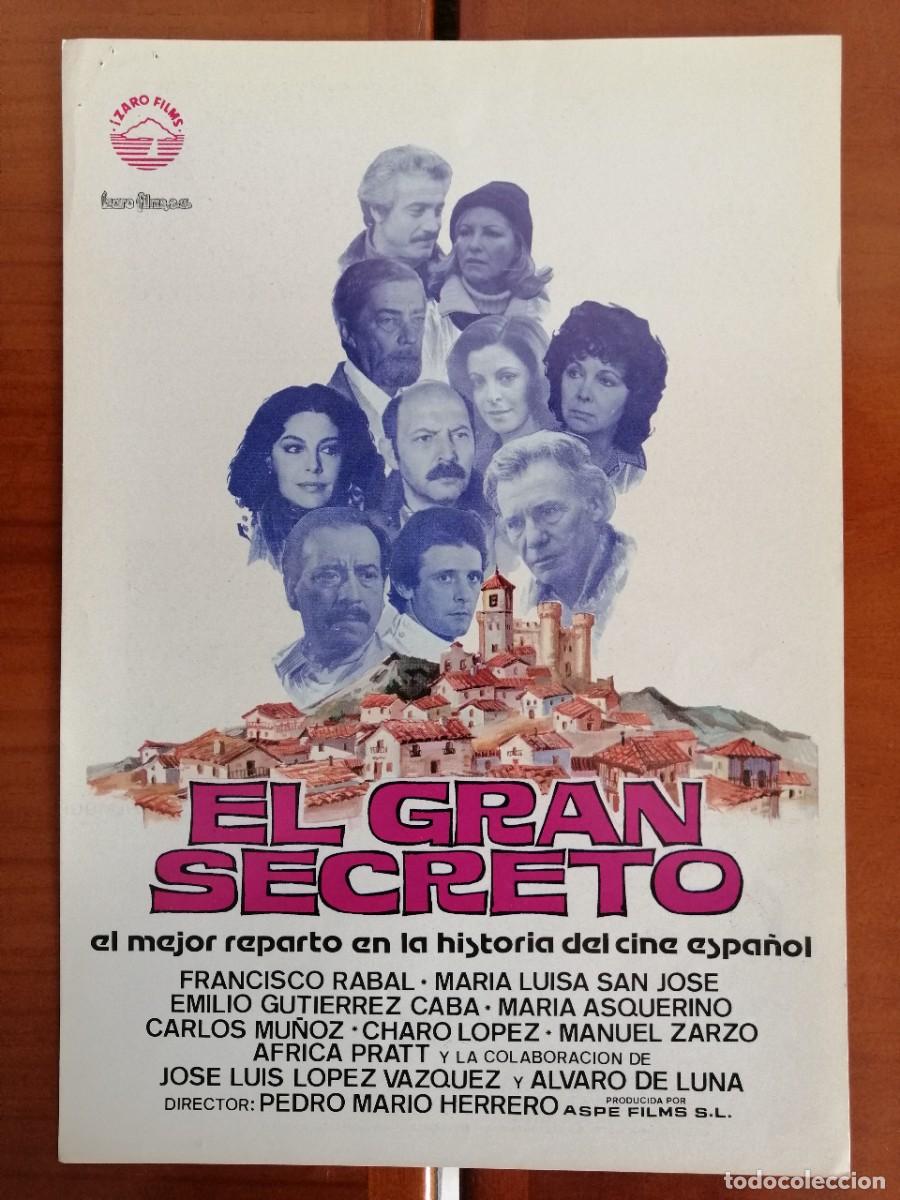 Cinema: G3170 EL GRAN SECRETO-SENCILLO
