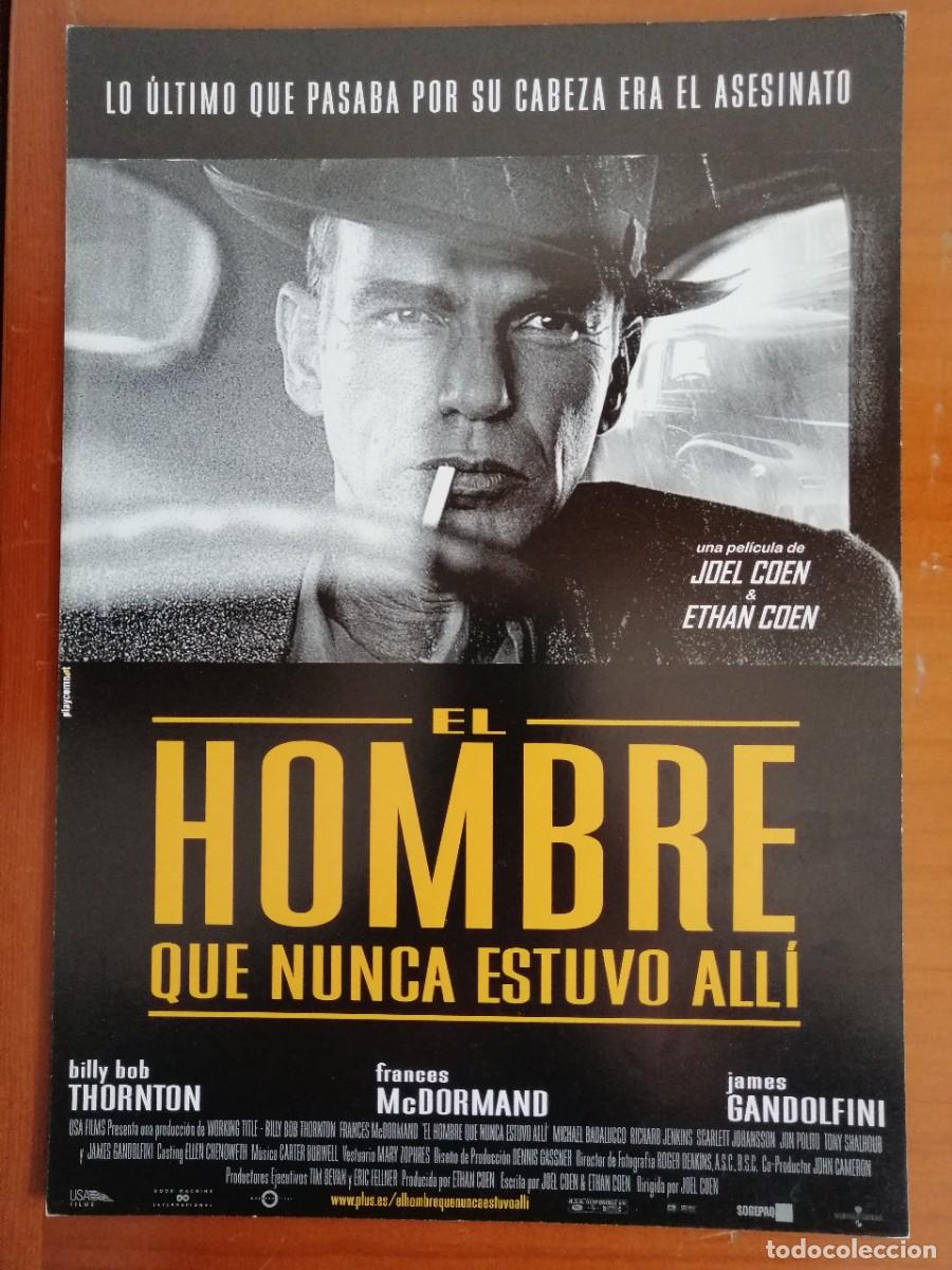 Cine: G3279 EL HOMBRE QUE NUNCA ESTUVO ALLI-SENCILLO