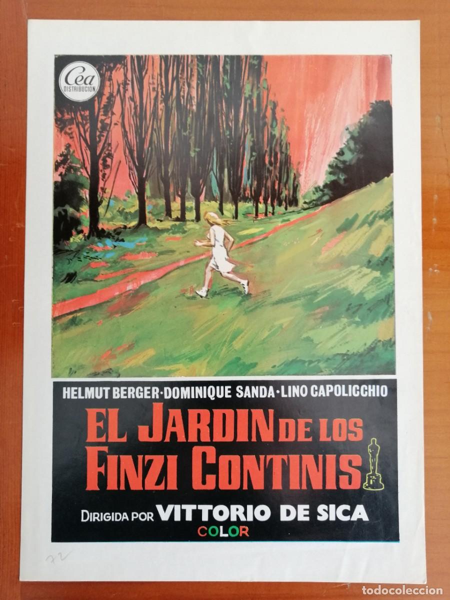 Cinema: G3343 EL JARDIN DE LOS FINZI CONTINIS-SENCILLO