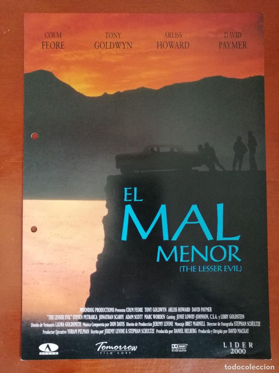 Cinema: G3436 EL MAL MENOR (THE LESSER EVIL)-SENCILLO