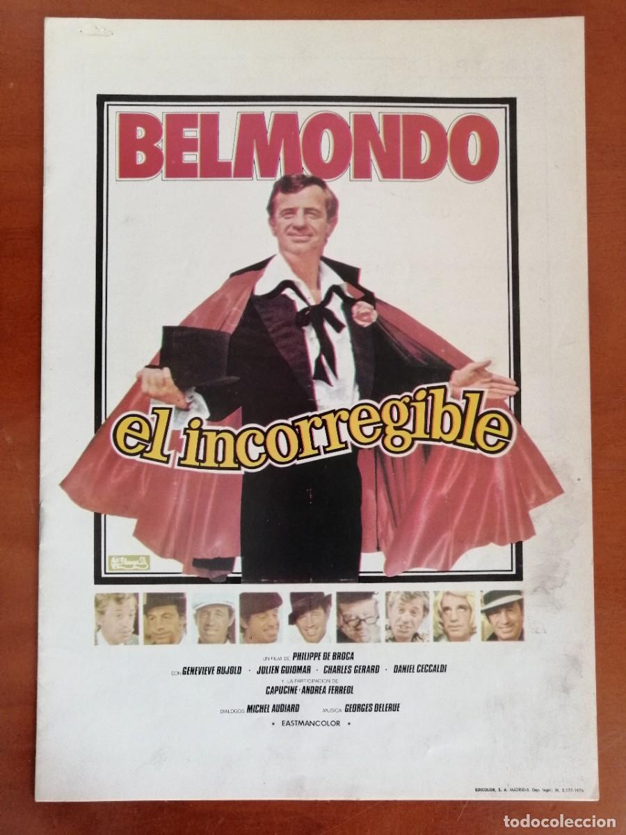 Cin&eacute;ma: G3317 EL INCORREGIBLE-LIBRO 8 PAGINAS