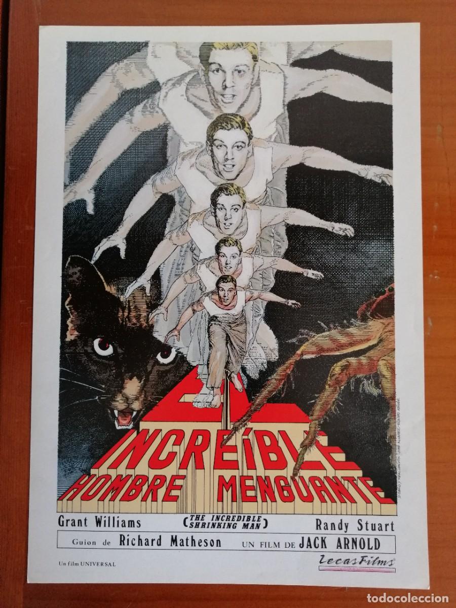 Cinema: G3319 EL INCORREGIBLE HOMBRE MENGUANTE (THE INCREDIBLE SHIRINKING MAN)-SENCILLO