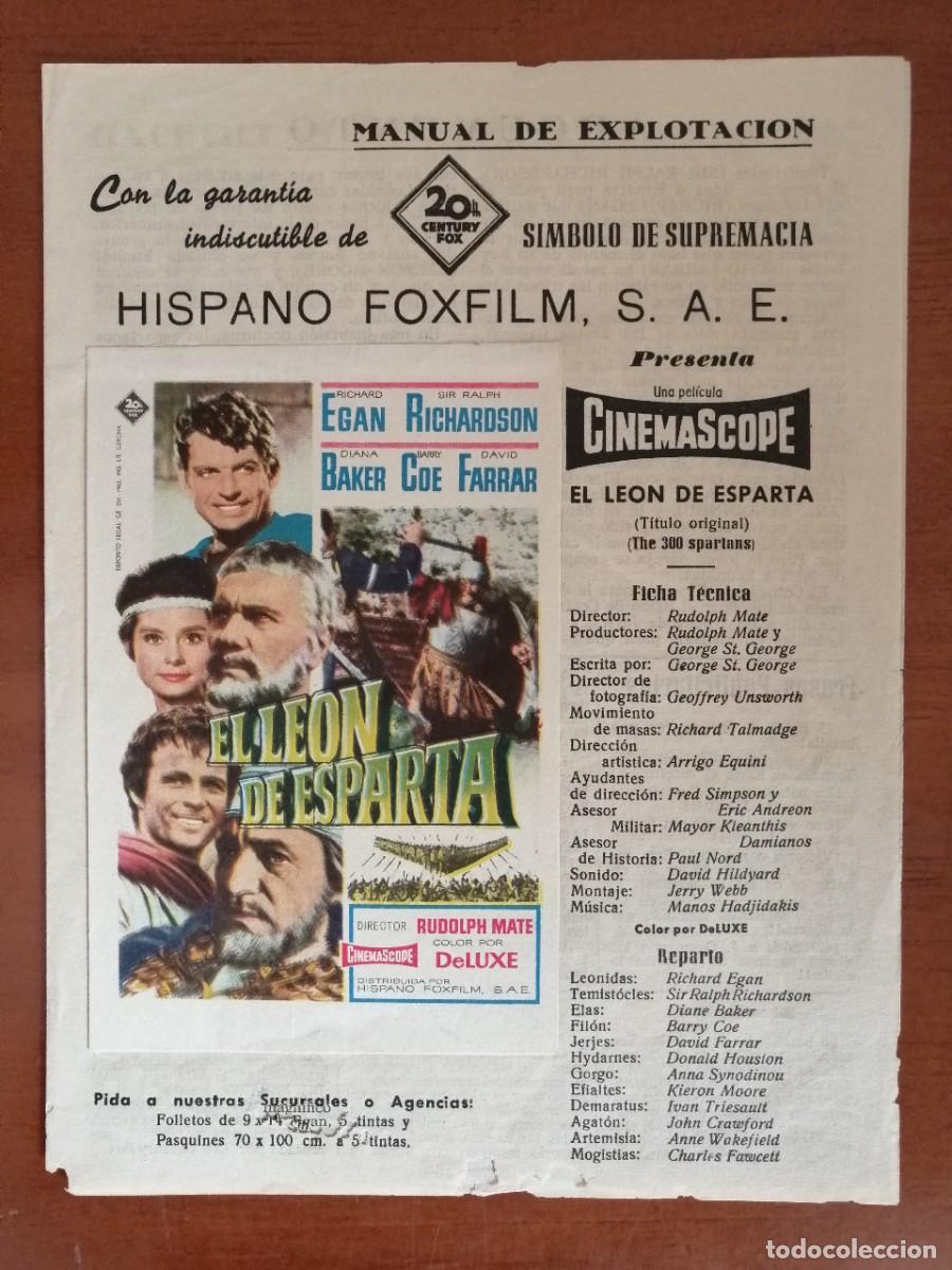 Cinema: G3402 EL LEON DE ESPARTA-DOBLE