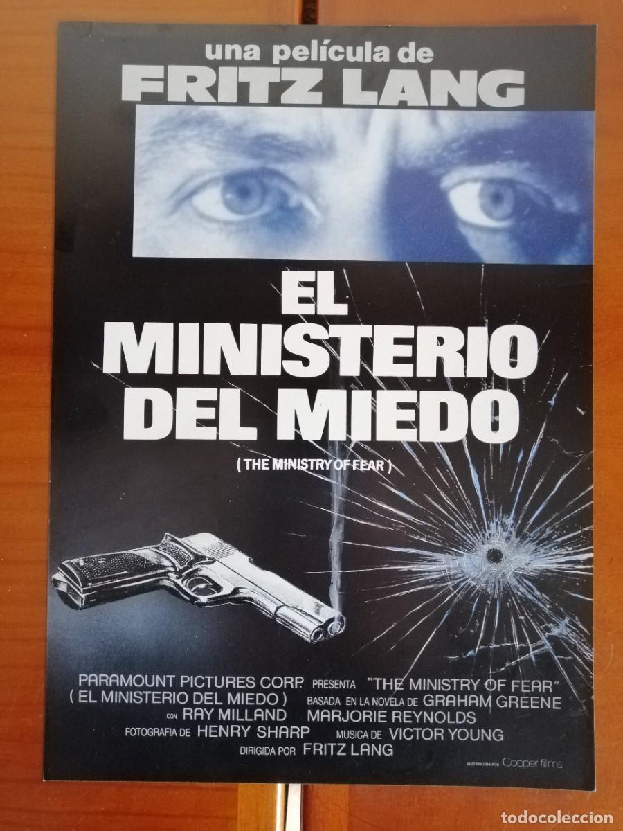 Kino: G3480 EL MINISTERIO DEL MIEDO (THE MINISTRY OF FEAR)-SENCILLO